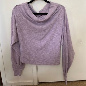 Cowl neck sweater in cotton